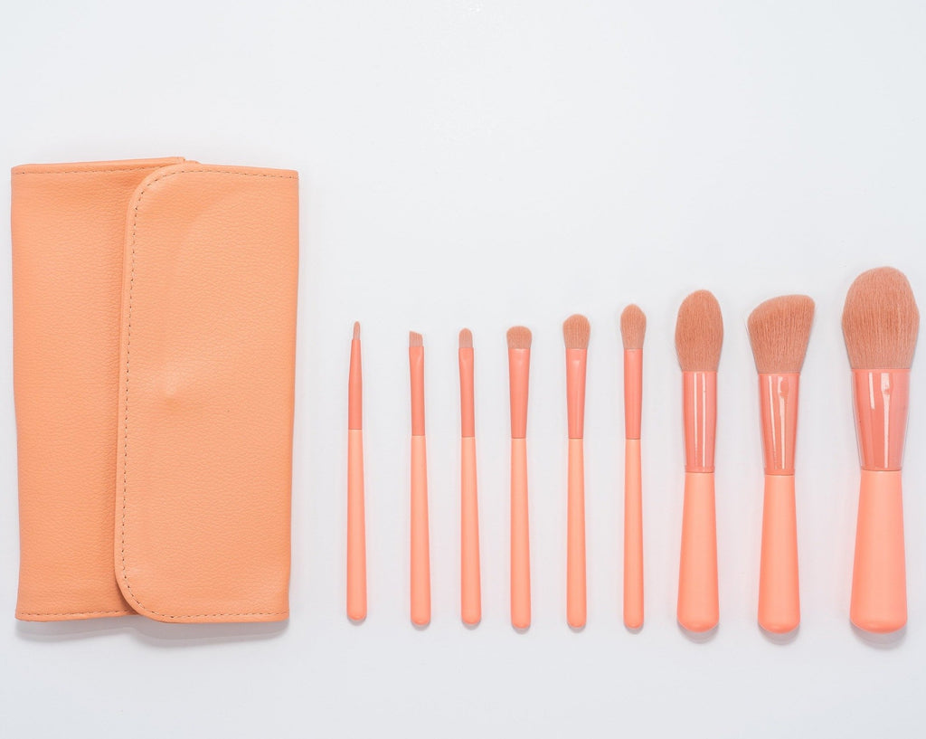9pcs Peach brush Set - Beauty we sell 