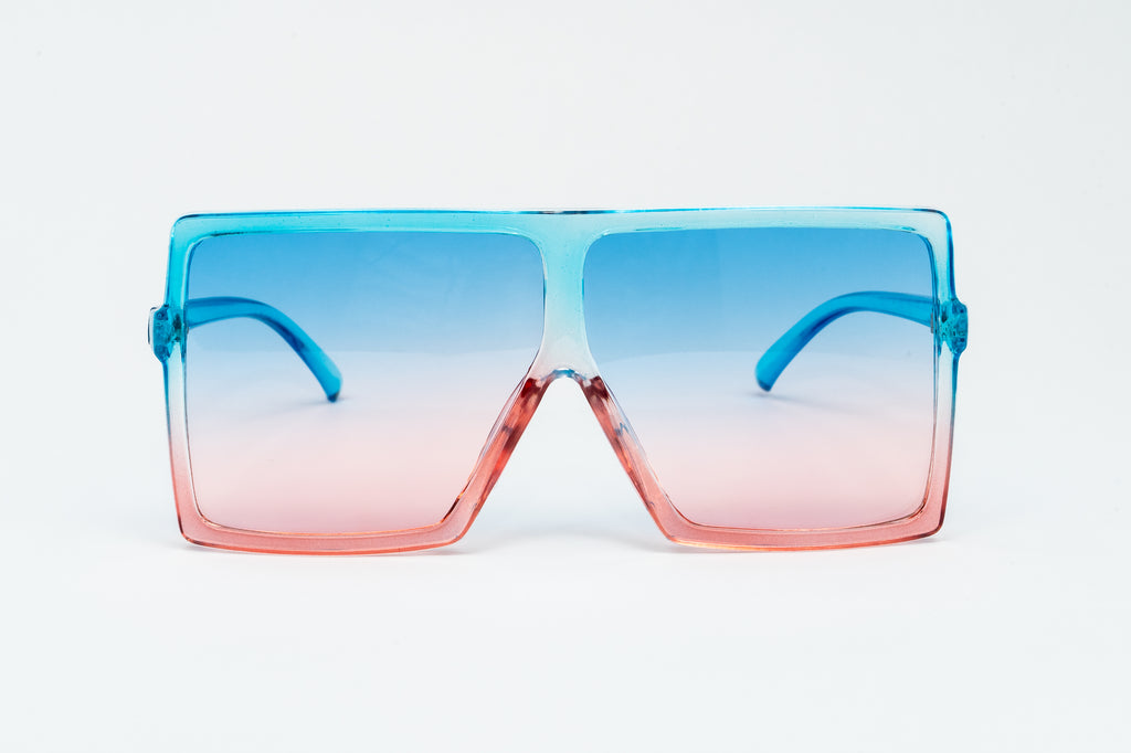 Ombre Blue/Pink Sunglasses - Beauty we sell 