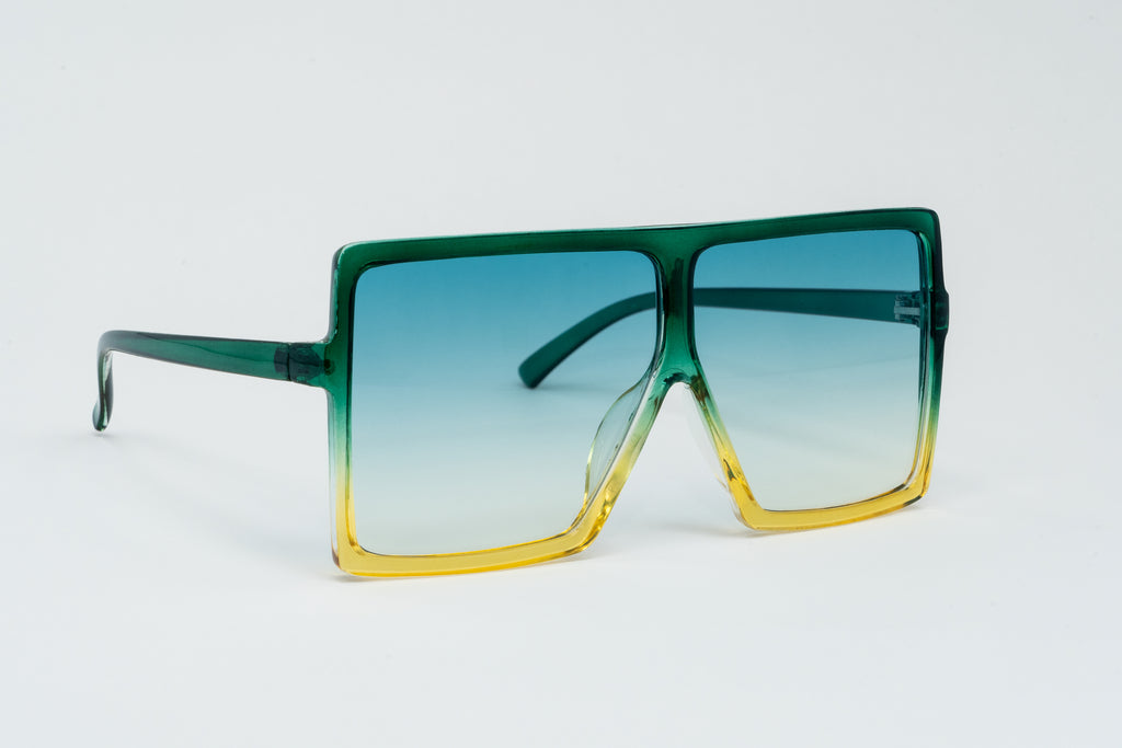 Ombre Green/Yellow Sunglasses - Beauty we sell 