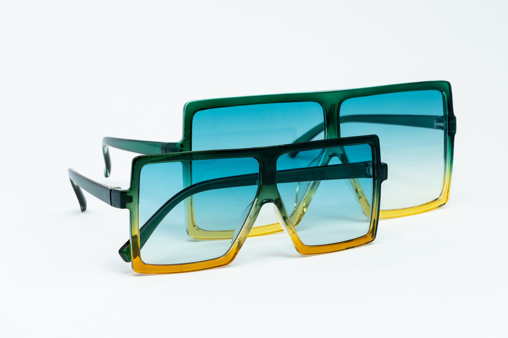 Ombre Green/Yellow Sunglasses - Beauty we sell 
